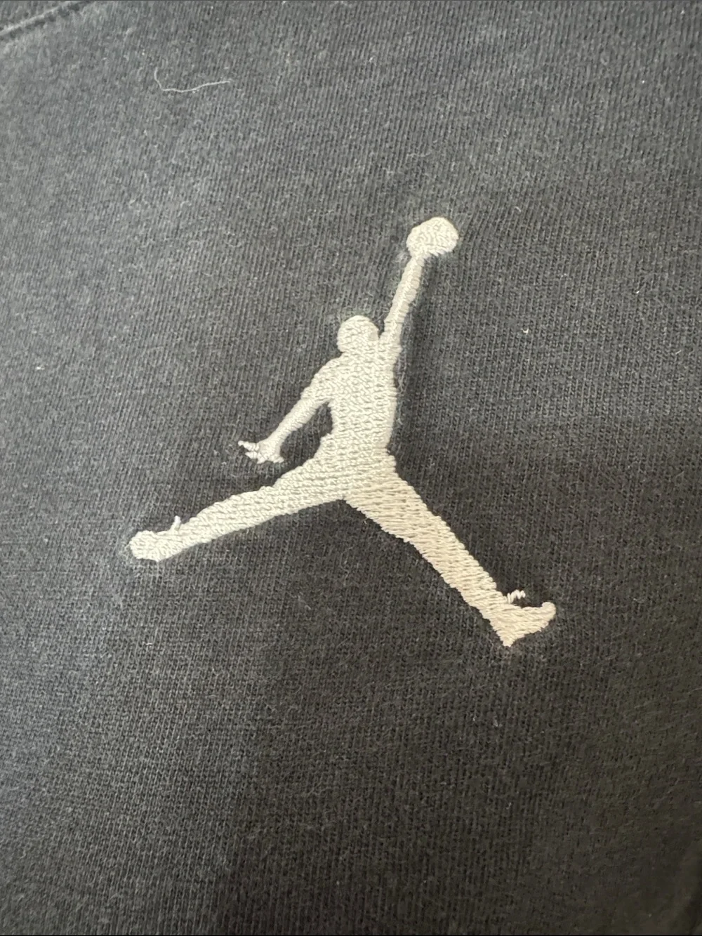 Jordan Air Black Short-Sleeve T-Shirt White Jumpman Logo Size Medium DC7485-010